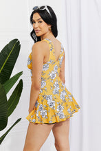 Load image into Gallery viewer, SUN IN SAND (Marina West Swim Full Size Clear Waters Swim Dress in Mustard)
