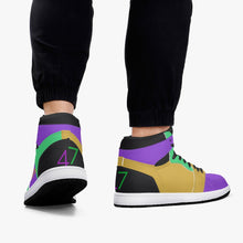 Load image into Gallery viewer, FOUR SEASONS (Black High-Top Leather Sneakers)
