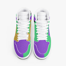Load image into Gallery viewer, FOUR SEASONS (Black High-Top Leather Sneakers)
