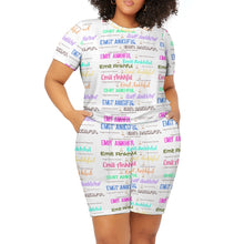 Load image into Gallery viewer, PLUM CONTOUR (Large short sleeved Shorts Set)
