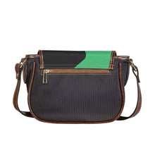 Load image into Gallery viewer, FOUR SEASONS (Leather Flap Saddle Bag)
