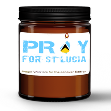 Load image into Gallery viewer, PRAYERFUL CINNAMON VANILLA (Natural Wax Candle in Amber Jar (9oz)
