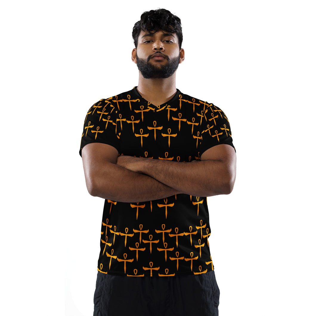 TEA SHIRT( Recycled unisex sports jersey )