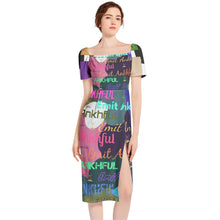 Load image into Gallery viewer, CHIC SUMMER(Split Thigh Midi Bodycon Dress)
