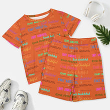 Load image into Gallery viewer, PLUM CONTOUR (Large short sleeved Shorts Set)
