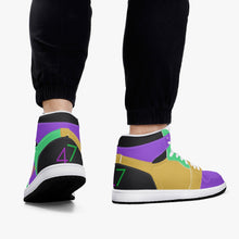 Load image into Gallery viewer, FOUR SEASONS (Black High-Top Leather Sneakers)
