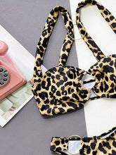 Load image into Gallery viewer, SUN IN SAND (Leopard Ring Detail Bikini Set)
