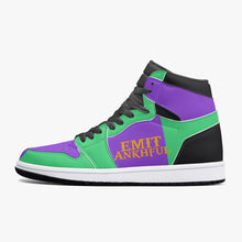 Load image into Gallery viewer, FOUR SEASONS (Black High-Top Leather Sneakers)
