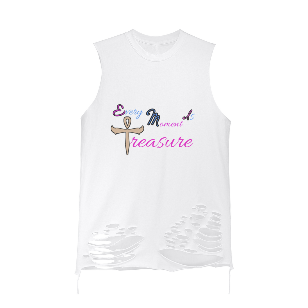 ORIGINALLY VINTAGE (180G Unisex Ripped Tank Top)